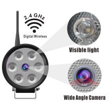 Wireless Waterproof Work Lamp Cameras Monitor System